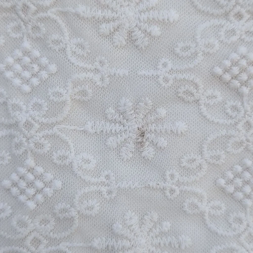Genuine Kids By Oshkosh 3T White Embroidered Short Sleeve Blouse